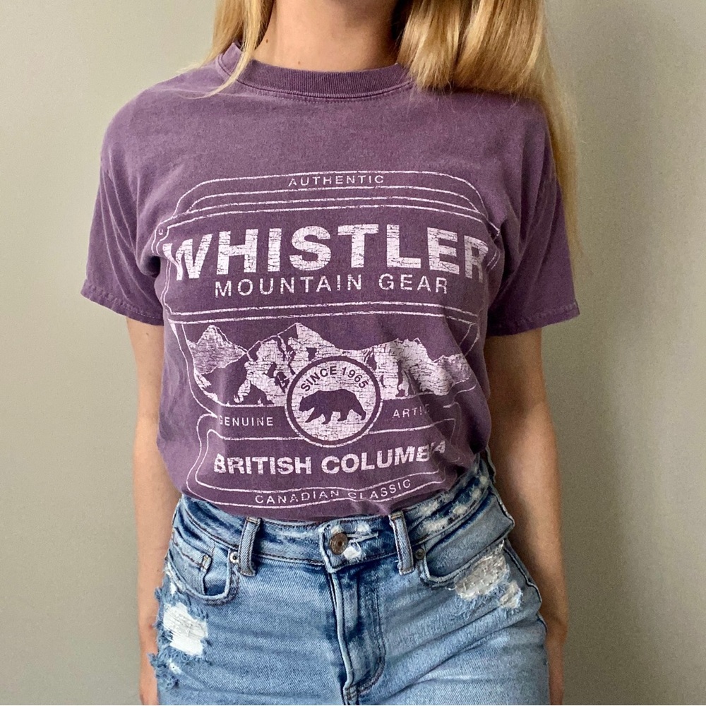 Cotton T-Shirt | Women’s | Purple | Graphic | Small